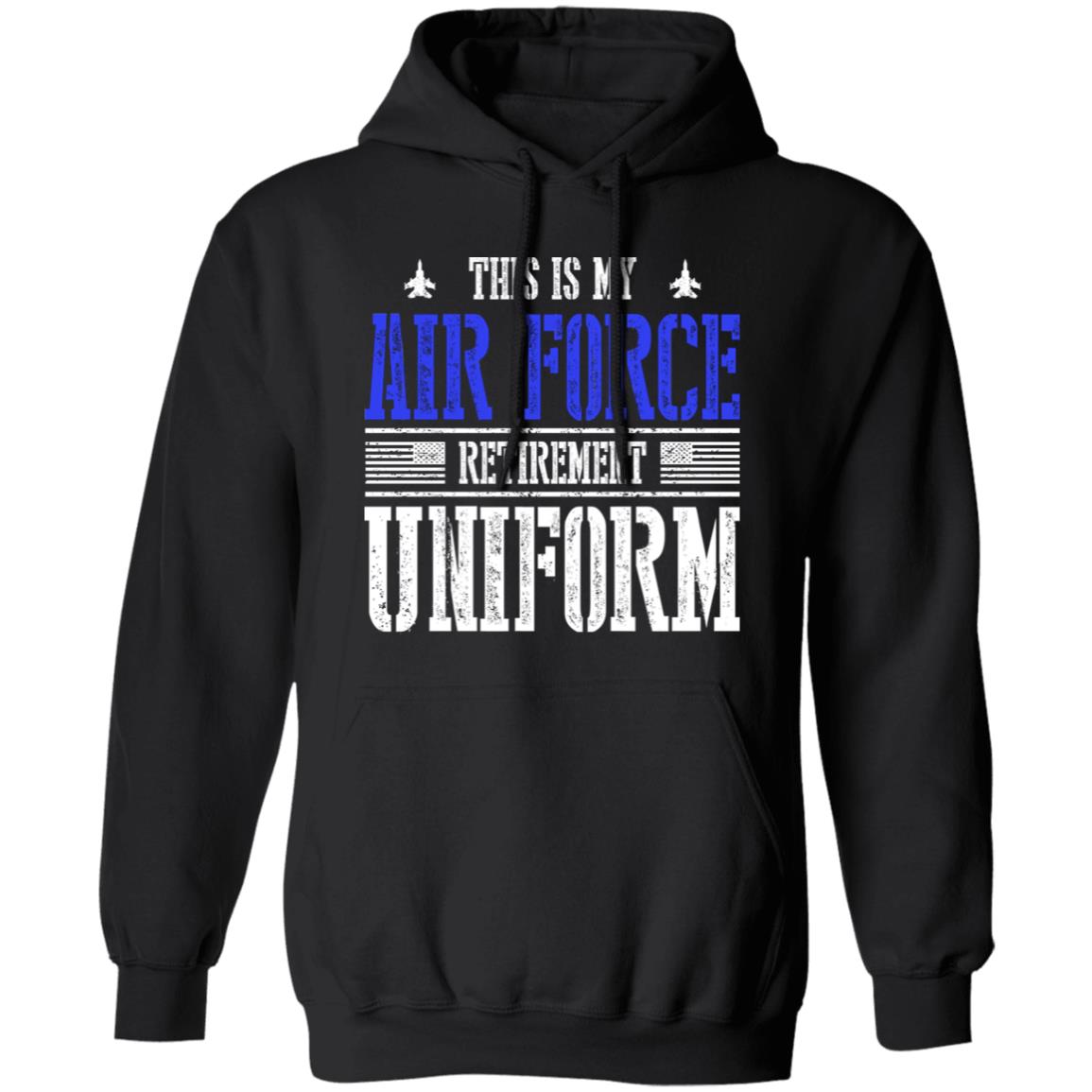 US Air Force Retirement Uniform Front Shirt