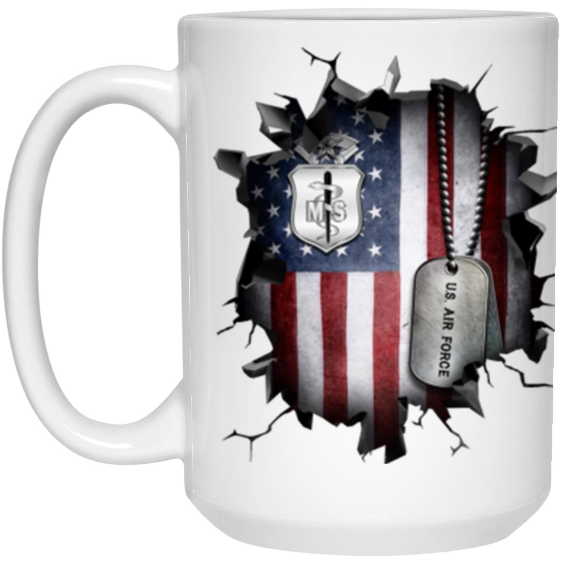 US air force medical service corps 3D Break Effect Coffee Mug 11oz - 15oz White Mug