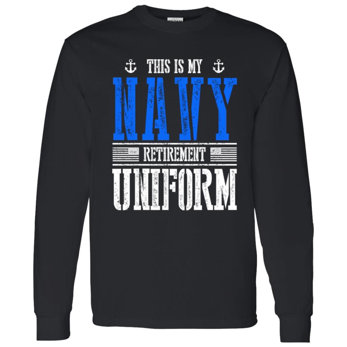 US Navy Retirement Uniform Front Shirt