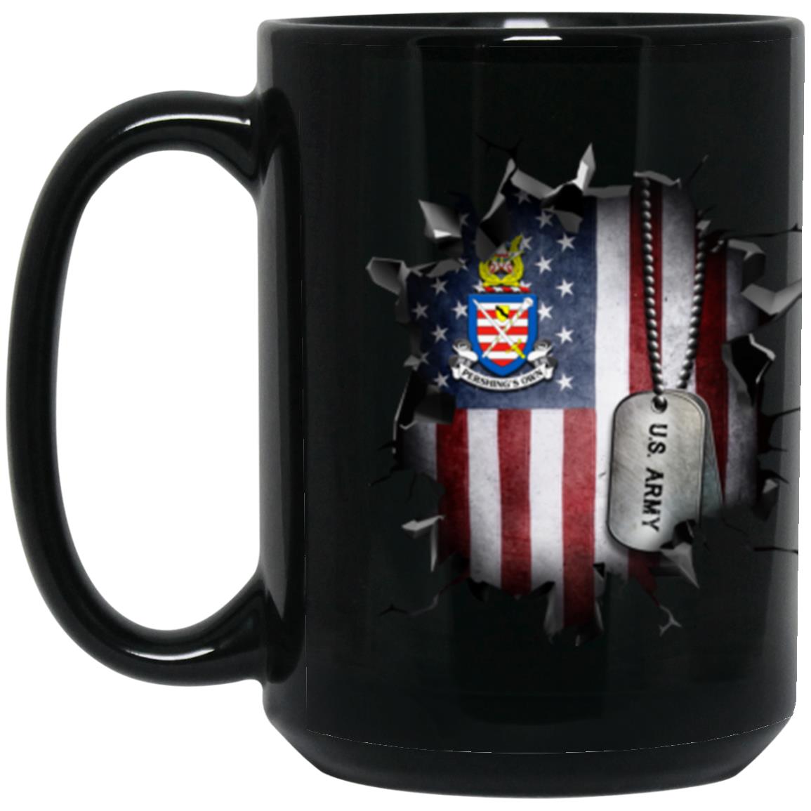 US army band pershing_s own 3D Break Effect 11oz - 15oz Black Mug