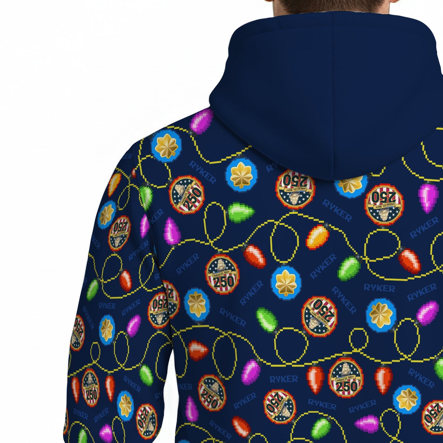 Personalized US Navy 3D All Over Print Hoodie KAH3D01