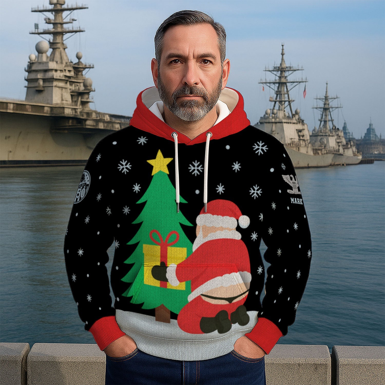 Personalized US Navy 3D All Over Print Hoodie KAH3D04