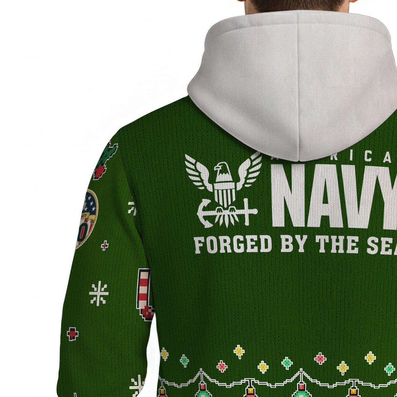 America's Navy Forged By The Sea 3D All Over Print Hoodie Xmas