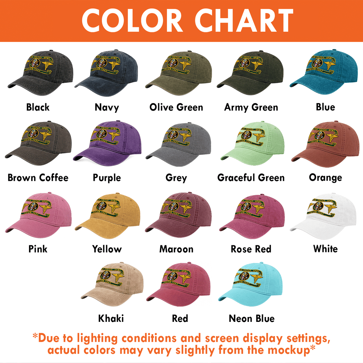 U.S. Army Washed Cap Personalized Rank Text Military Gift