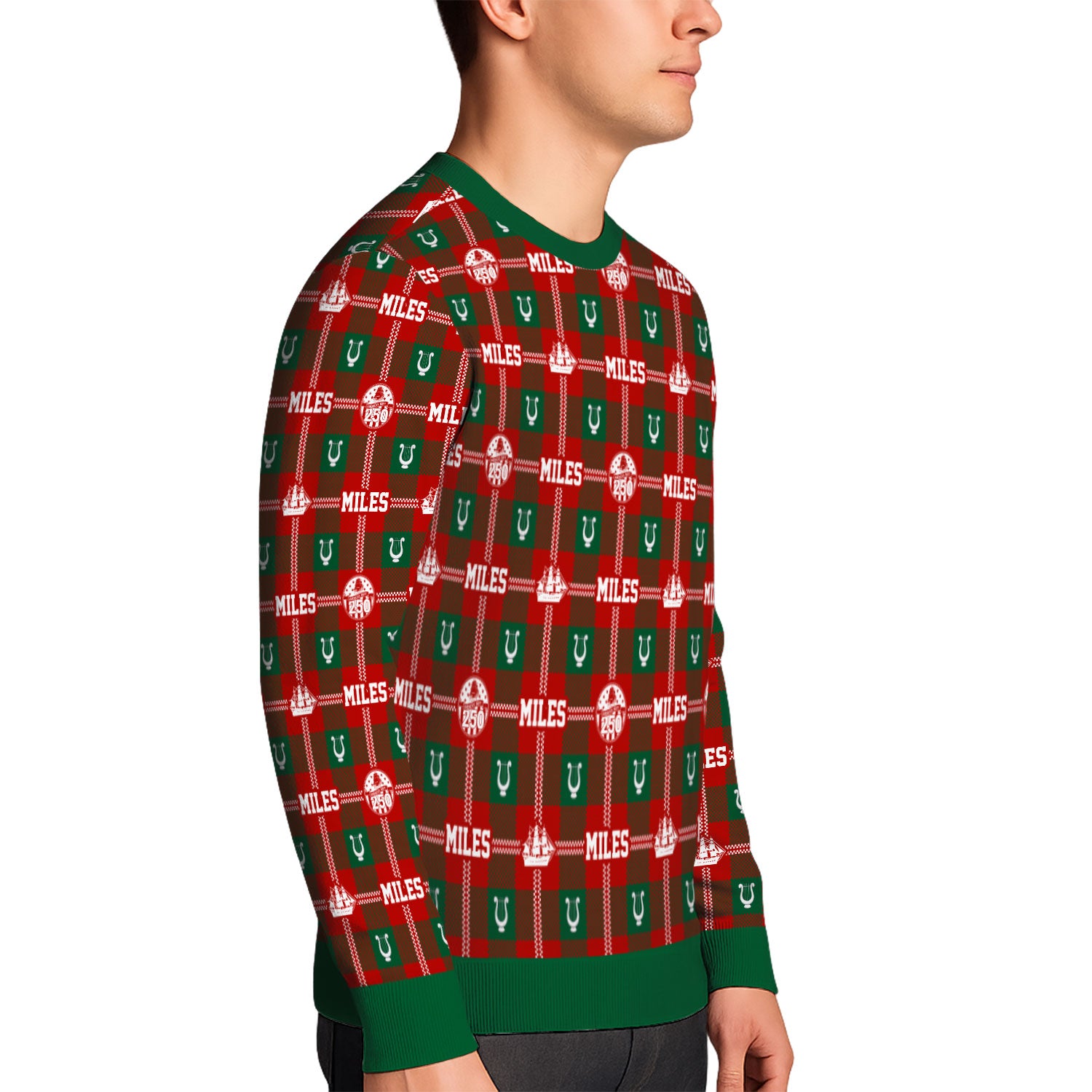 Custom Ranks And Text US Navy Ugly Christmas Sweater for Women Men KAUST05