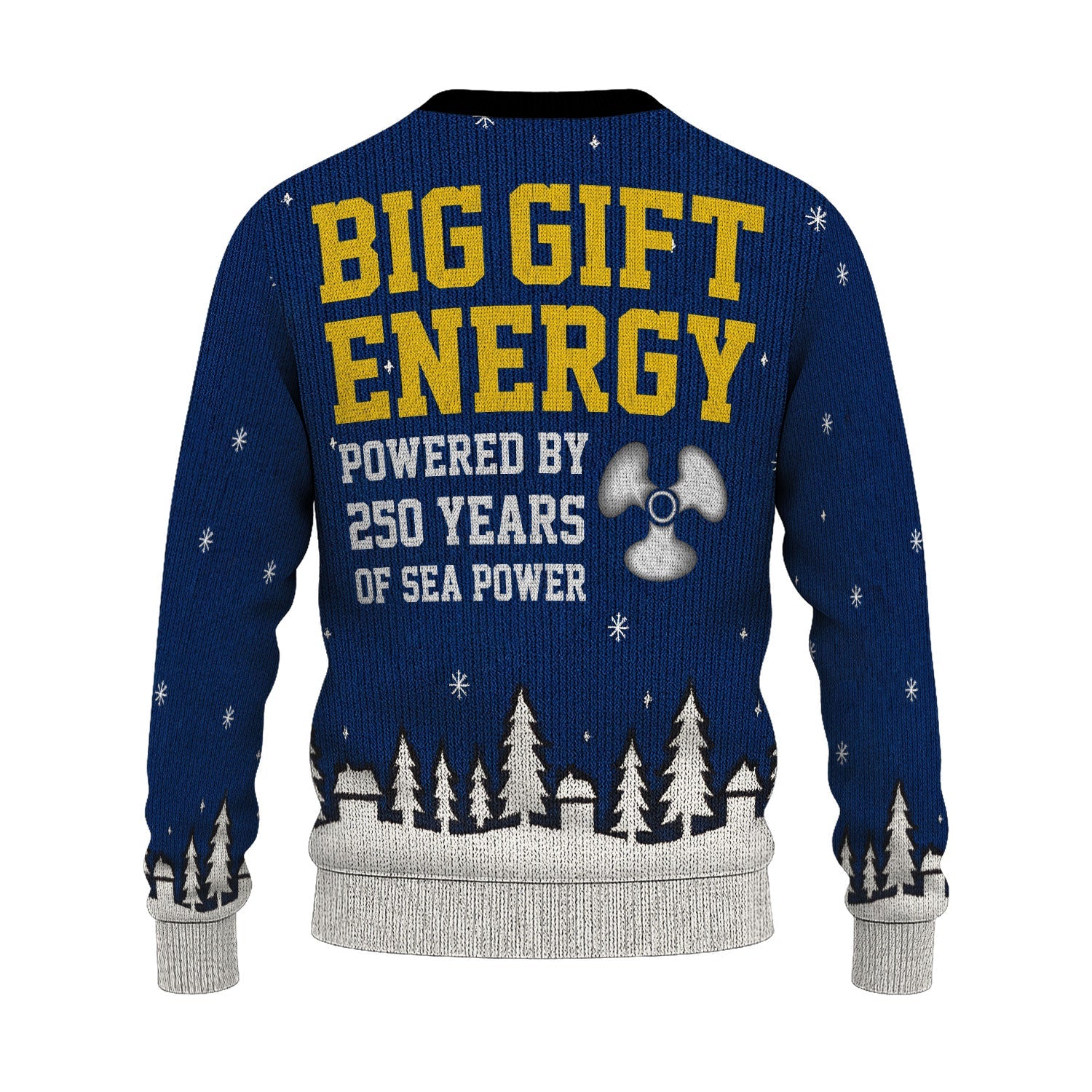 Personalized US Navy Christmas Ugly Sweater KAUST13