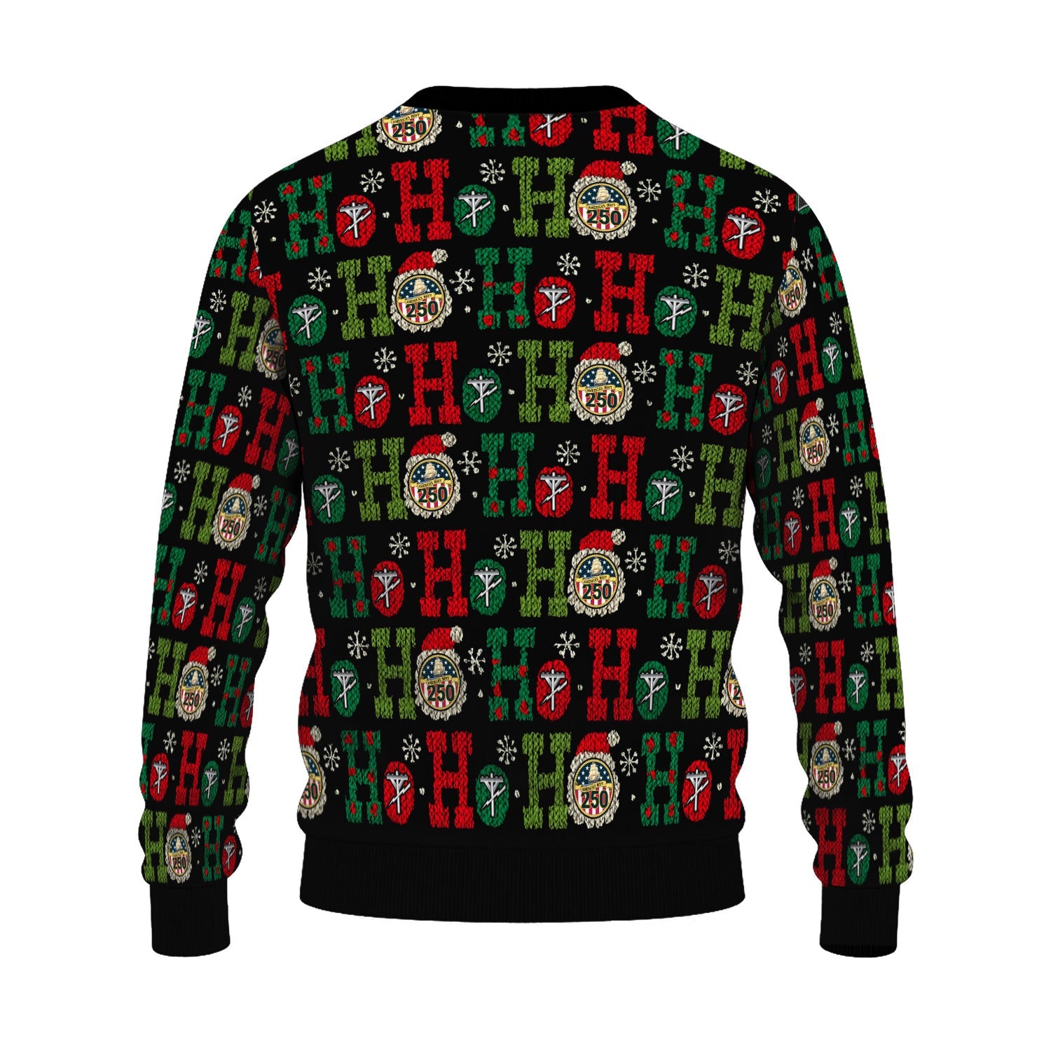 Personalized US Navy Christmas Ugly Sweater KAUST14