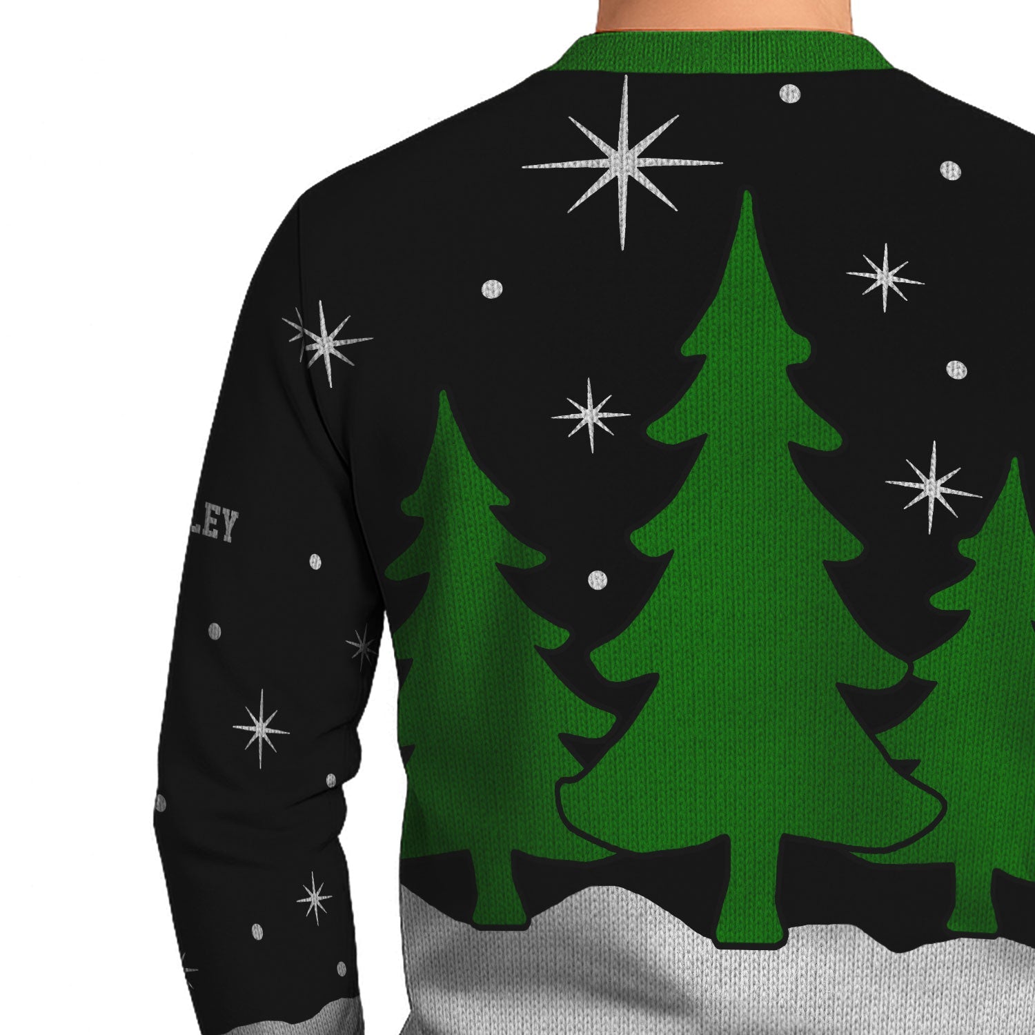 Personalized US Navy Christmas Ugly Sweater KAUST16