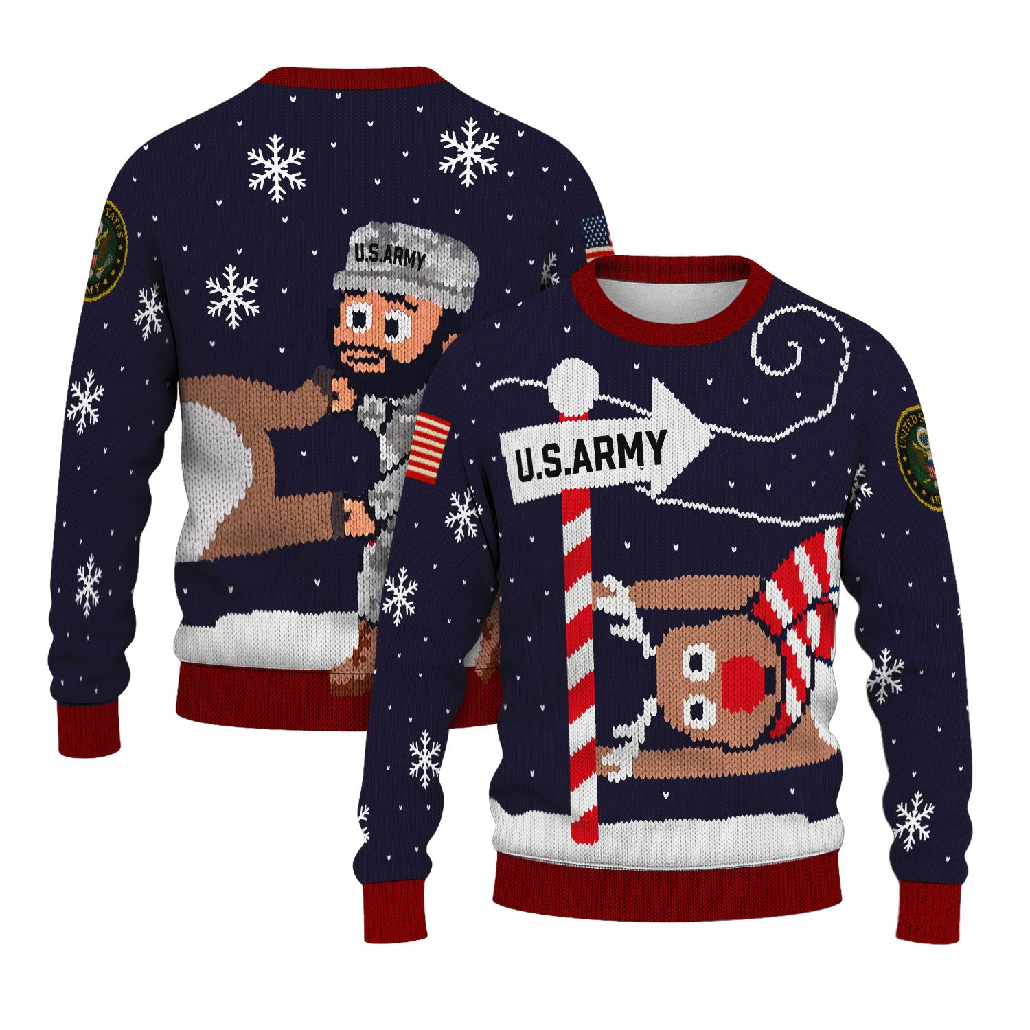 US Army Ugly Christmas Sweater