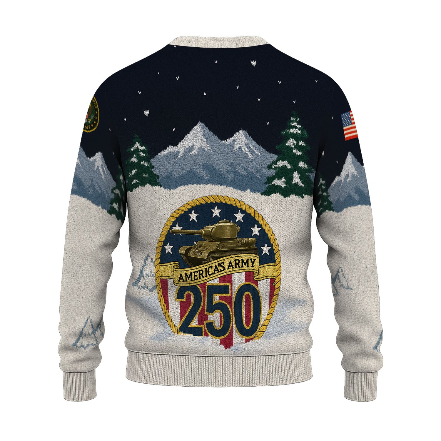 US Army Santa Ugly Christmas Sweater