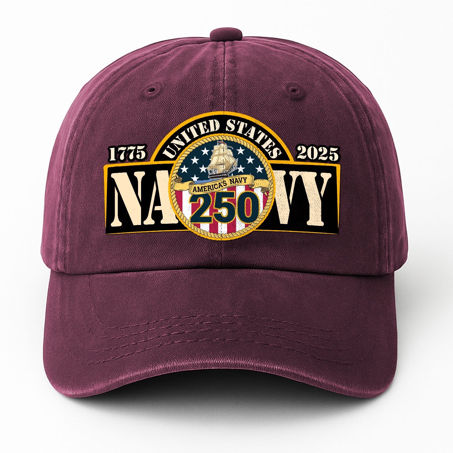 America's Navy 250 US Navy Premium Washed Denim Cap