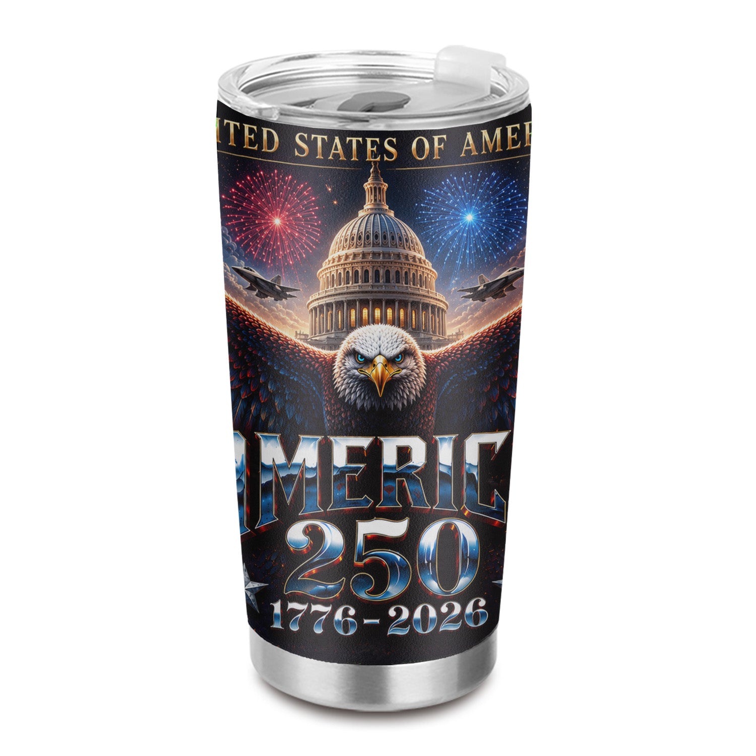 America 250 American Eagle Patriotic 20oz Tumbler