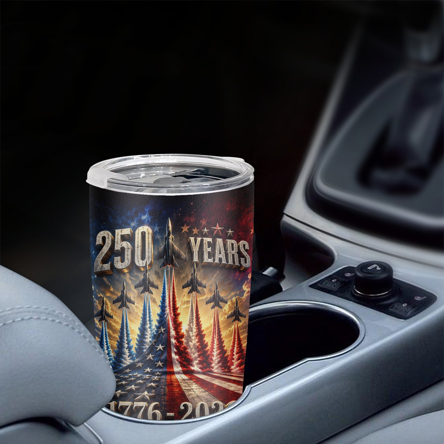 USA 250 Years Patriotic Air Show 20oz Tumbler