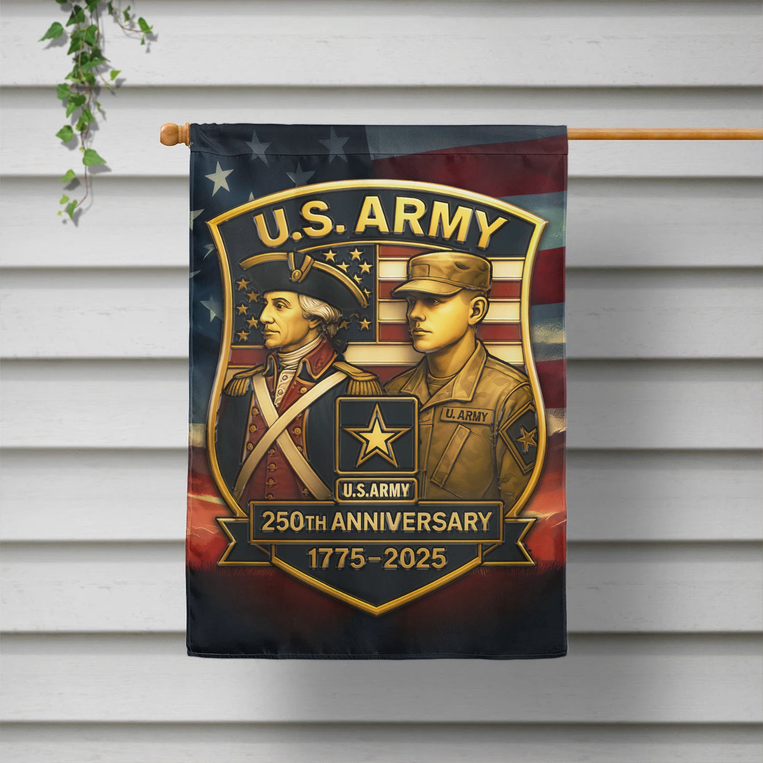 US Army 250th Anniversary 1775 - 2025 Garden Flag Twin-Side Printing
