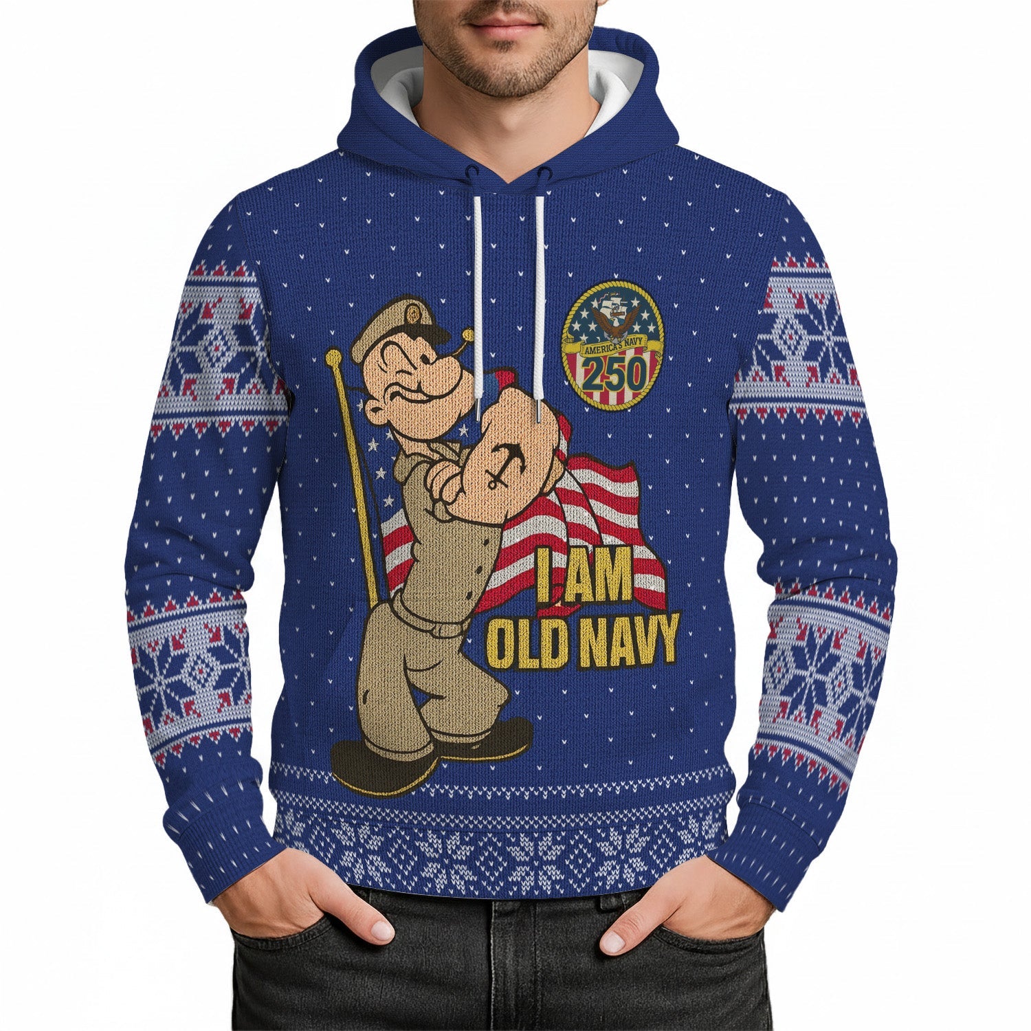 I Am Old Navy 3D All Over Print Hoodie