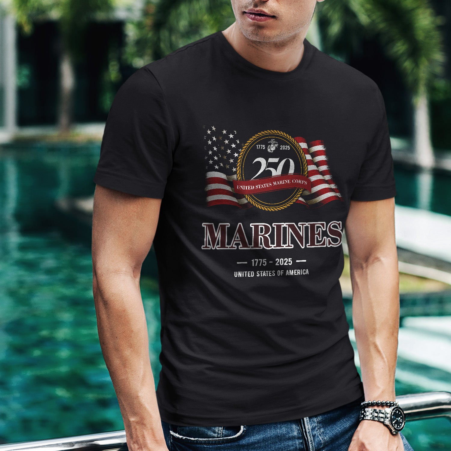 MARlNE 250 United States Of America Classic T-Shirt