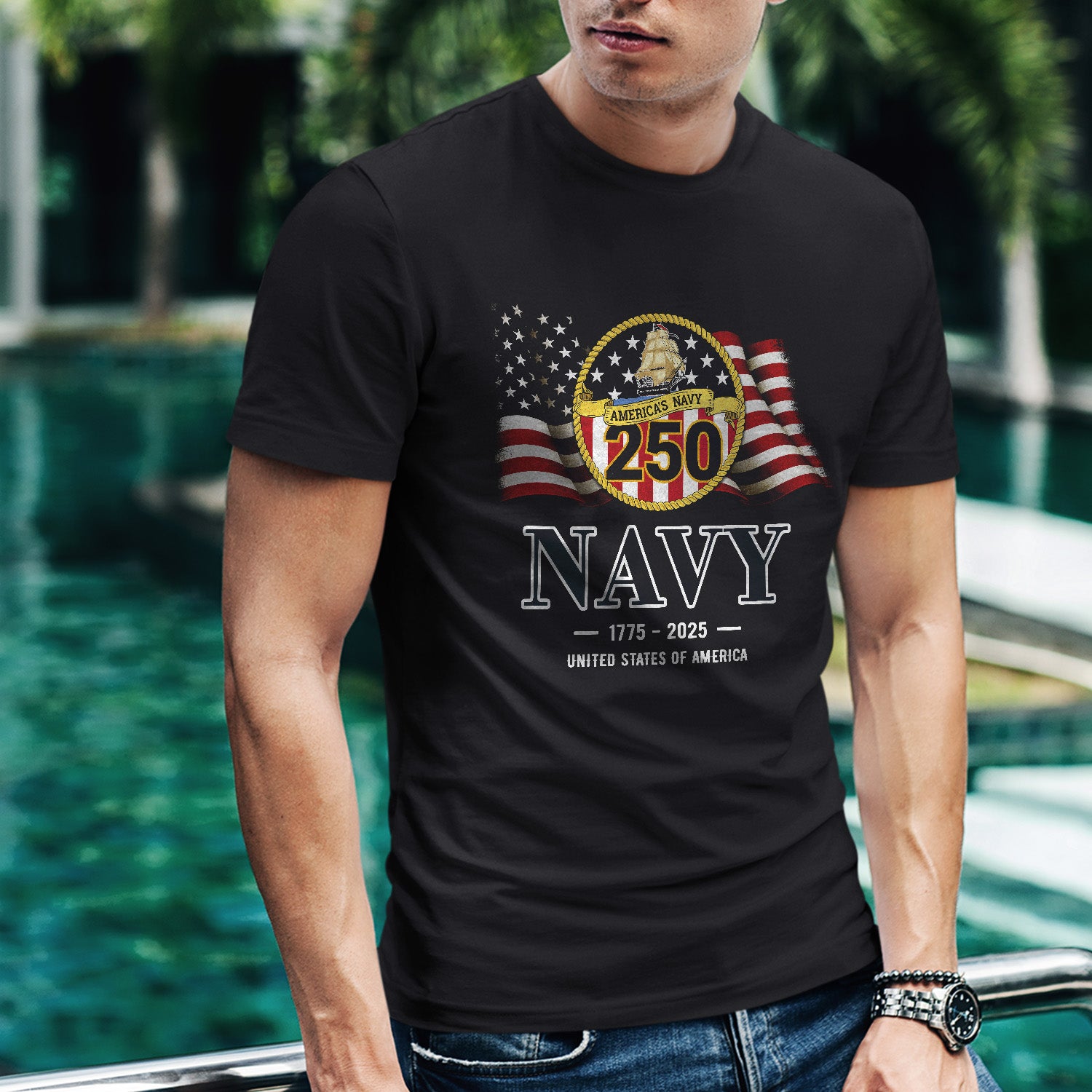 US Navy 250 United States Of America Classic T-Shirt