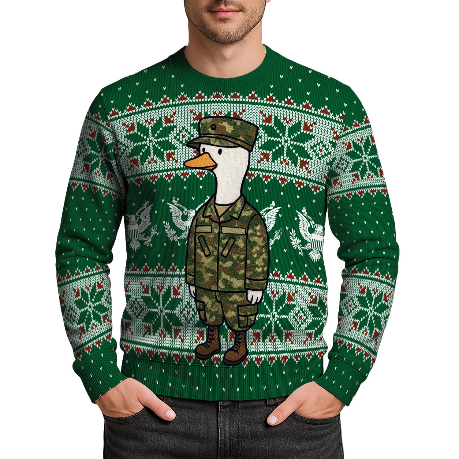 US Army Ugly Christmas Sweater