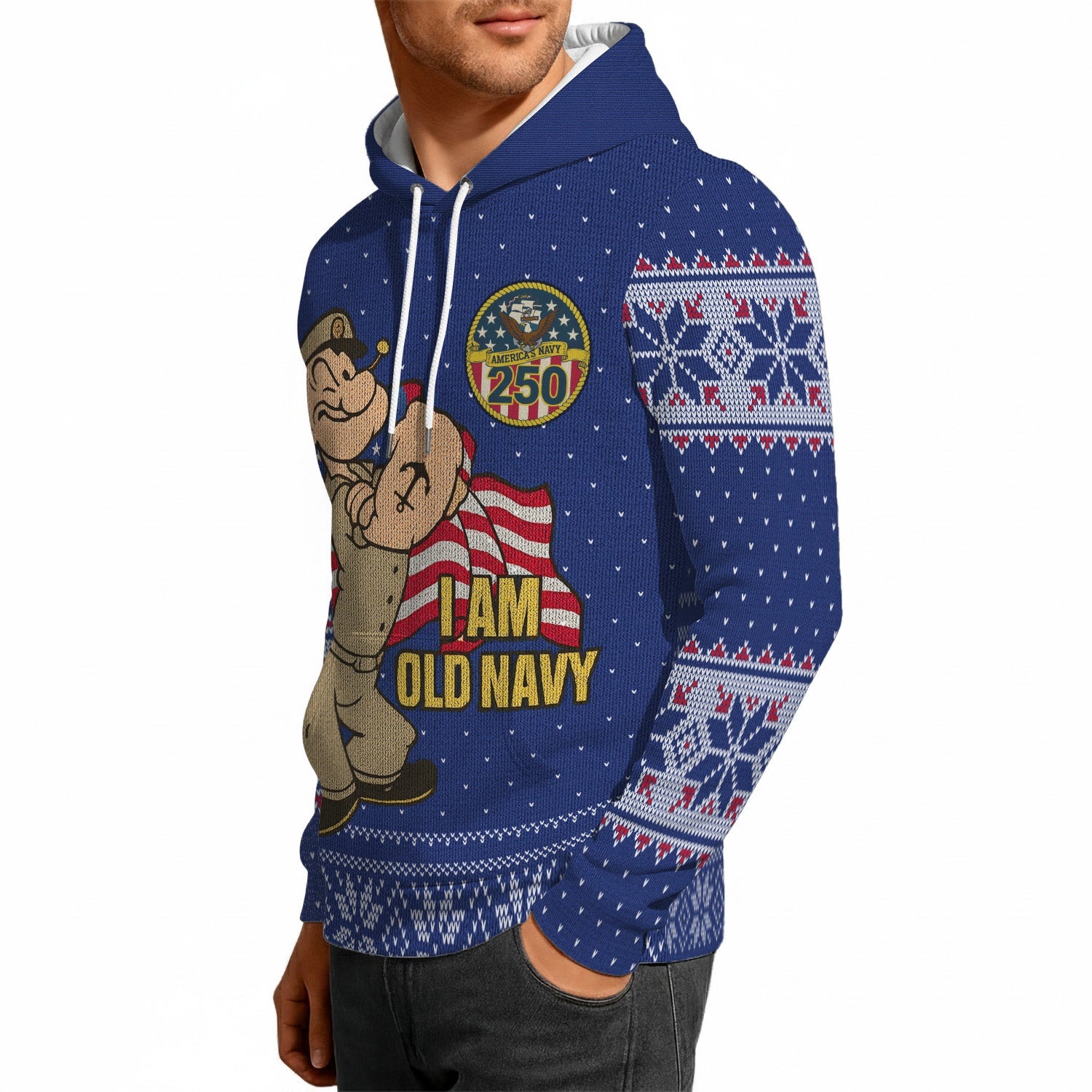 I Am Old Navy 3D All Over Print Hoodie