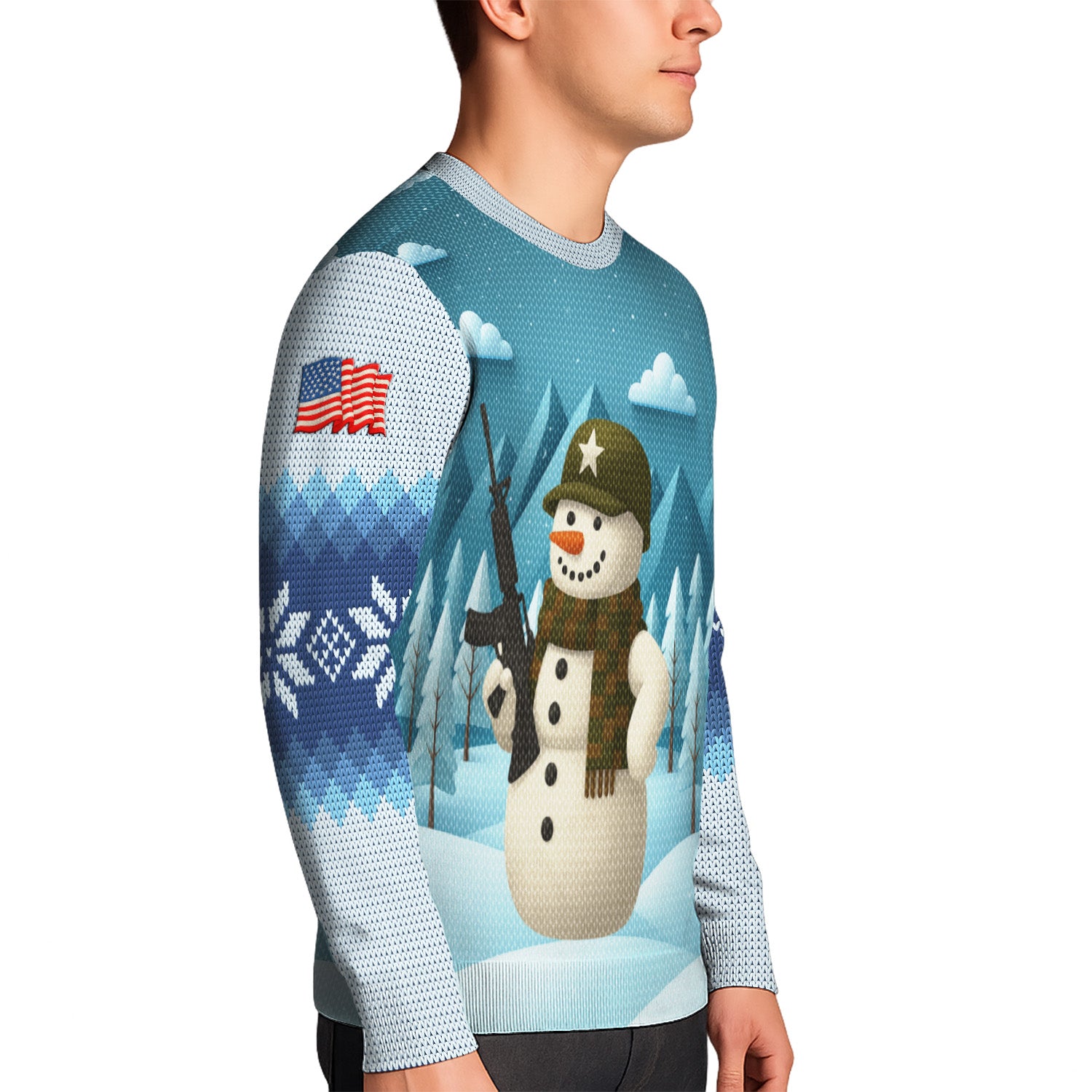 US Army Ugly Christmas Sweater KRUST28