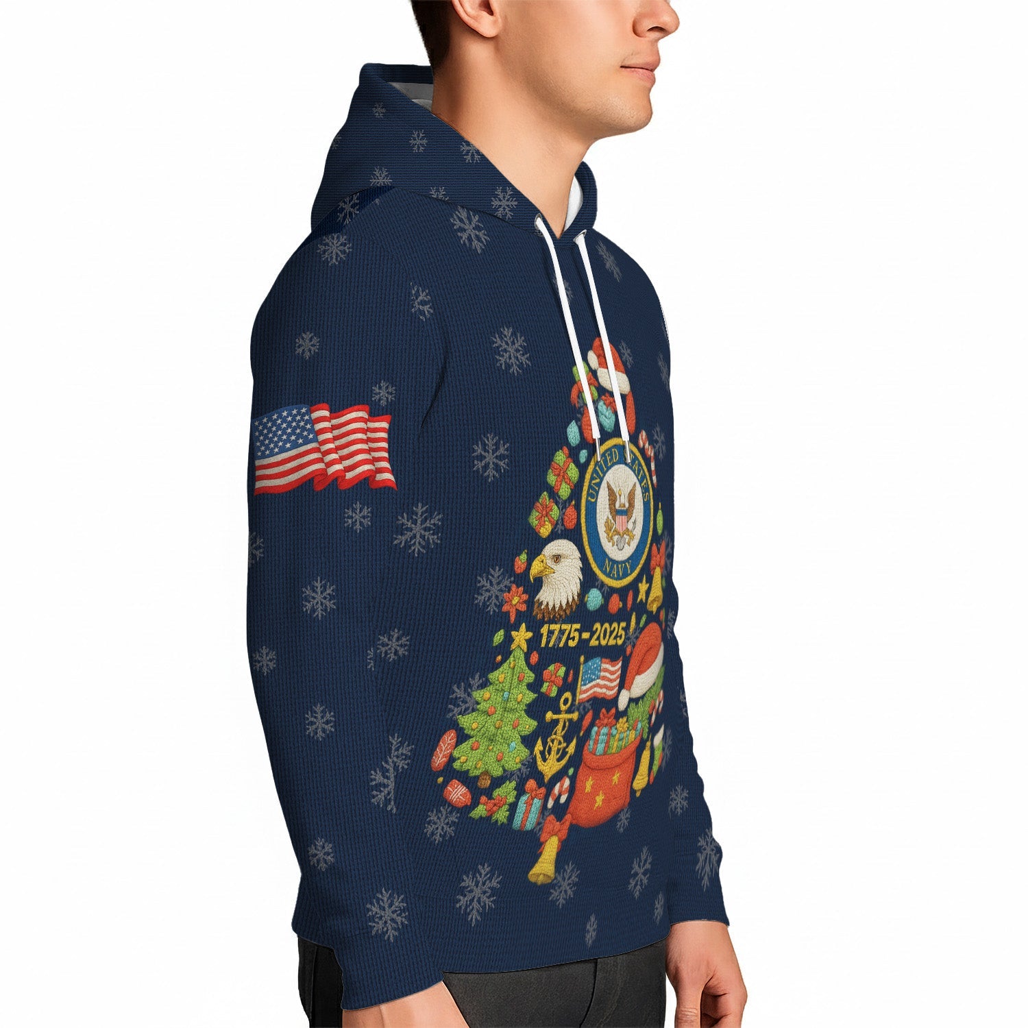 Personalized US Navy 3D All Over Print Hoodie KRH3D04