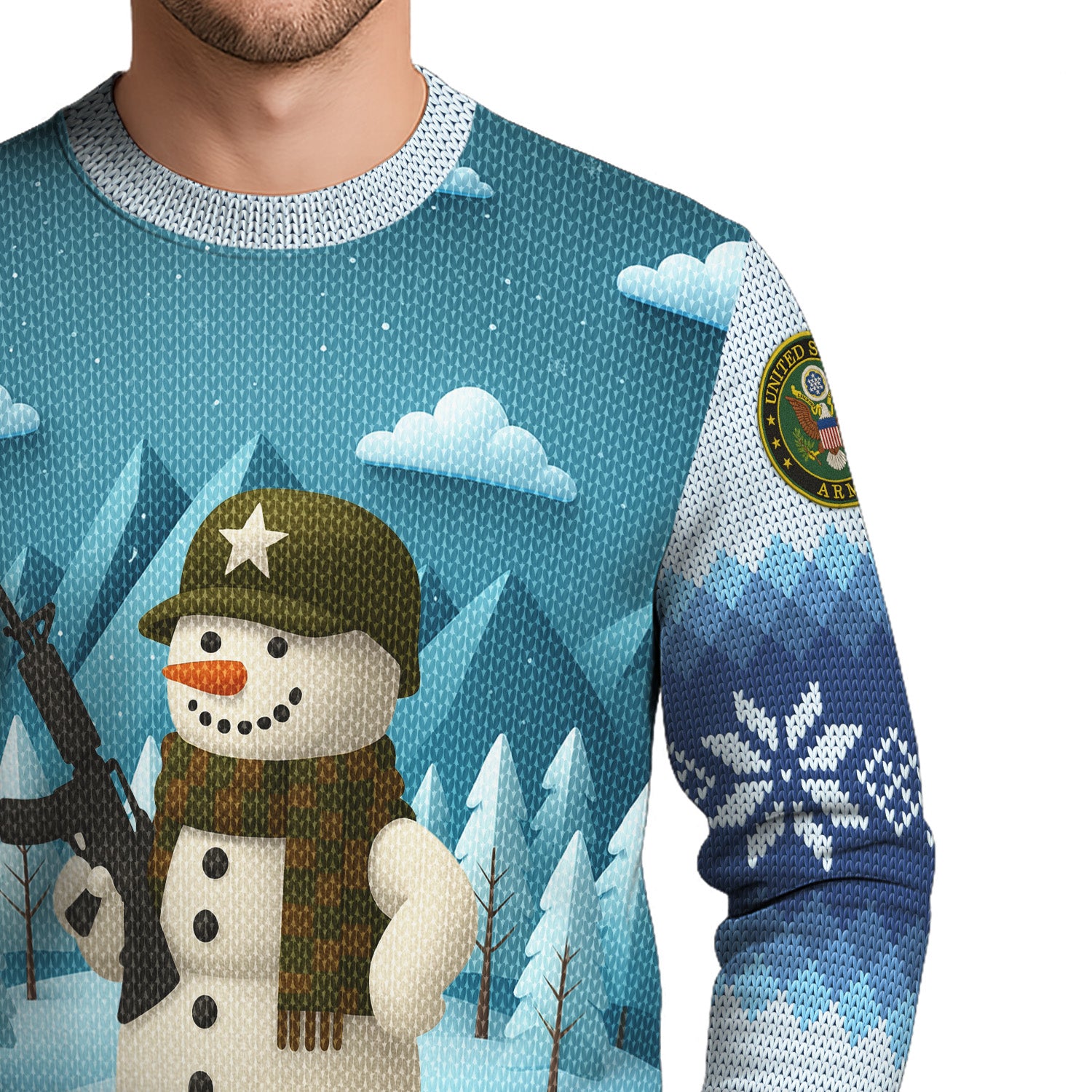 US Army Ugly Christmas Sweater KRUST28