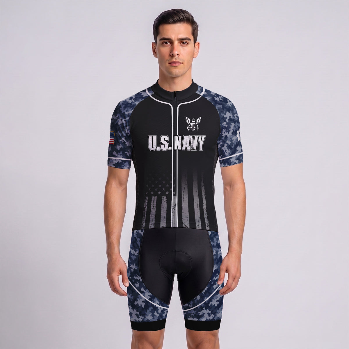 Personalized U.S. Navy 250th Cycling Jersey Kit