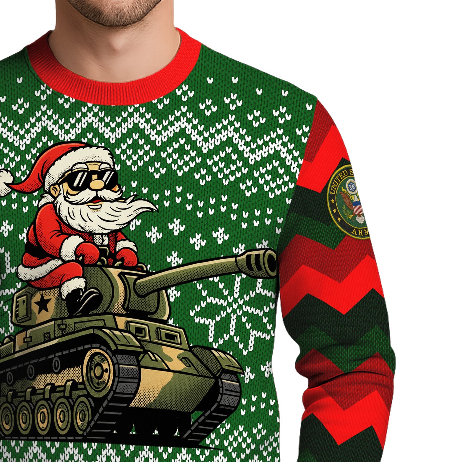 US Army Ugly Christmas Sweater KRUST27