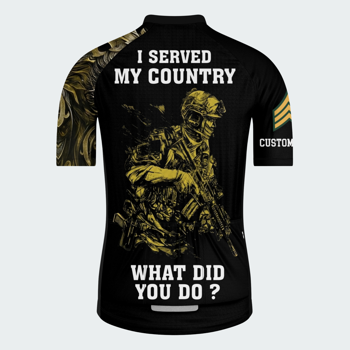 Men’s Custom Proud Veteran Eagle Cycling Jersey & Kit