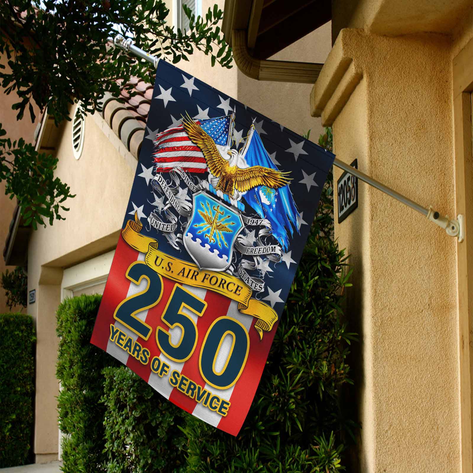 US Air Force 250 This We'll Defend Garden Flag Twin-Side Printing