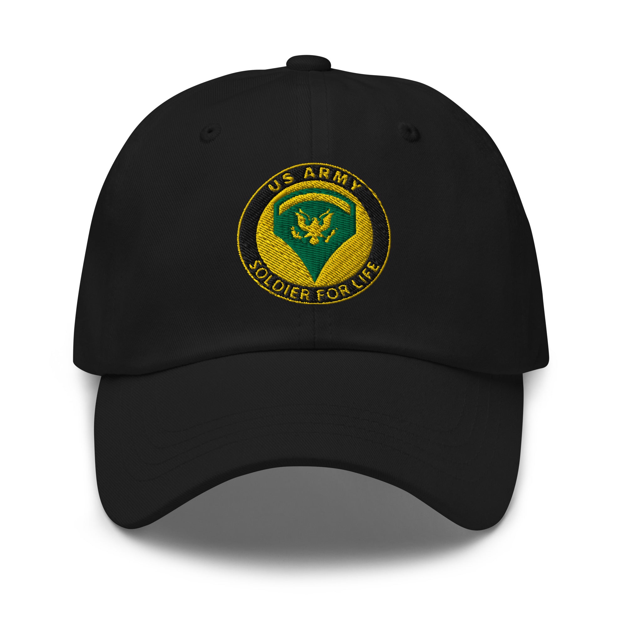 US Army E-5 SPC E5 SP5 Specialist 5 Specialist 2nd Class Soldier For Life Embroidered Dad Hat