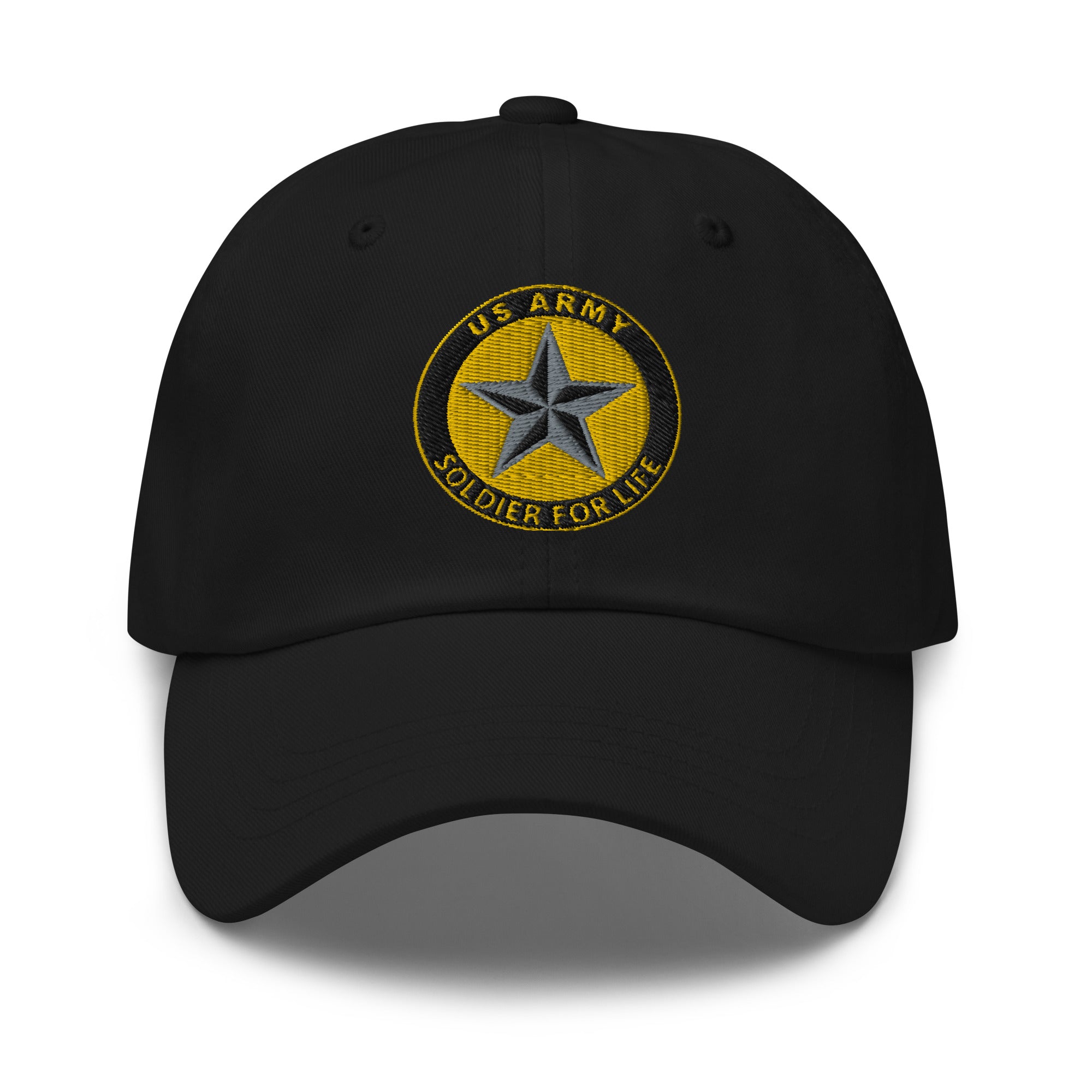 US Army O-7 Brigadier General O7 BG General Officer  Soldier For Life Embroidered Dad Hat