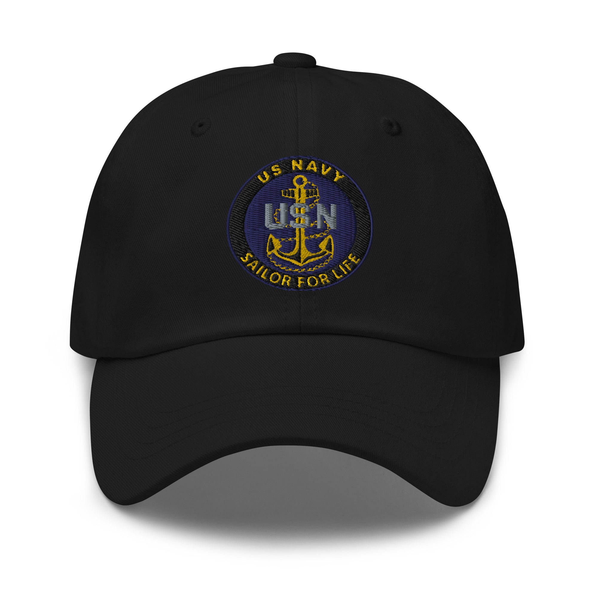 US Navy E-7 Sailor For Life Embroidered Dad Hat