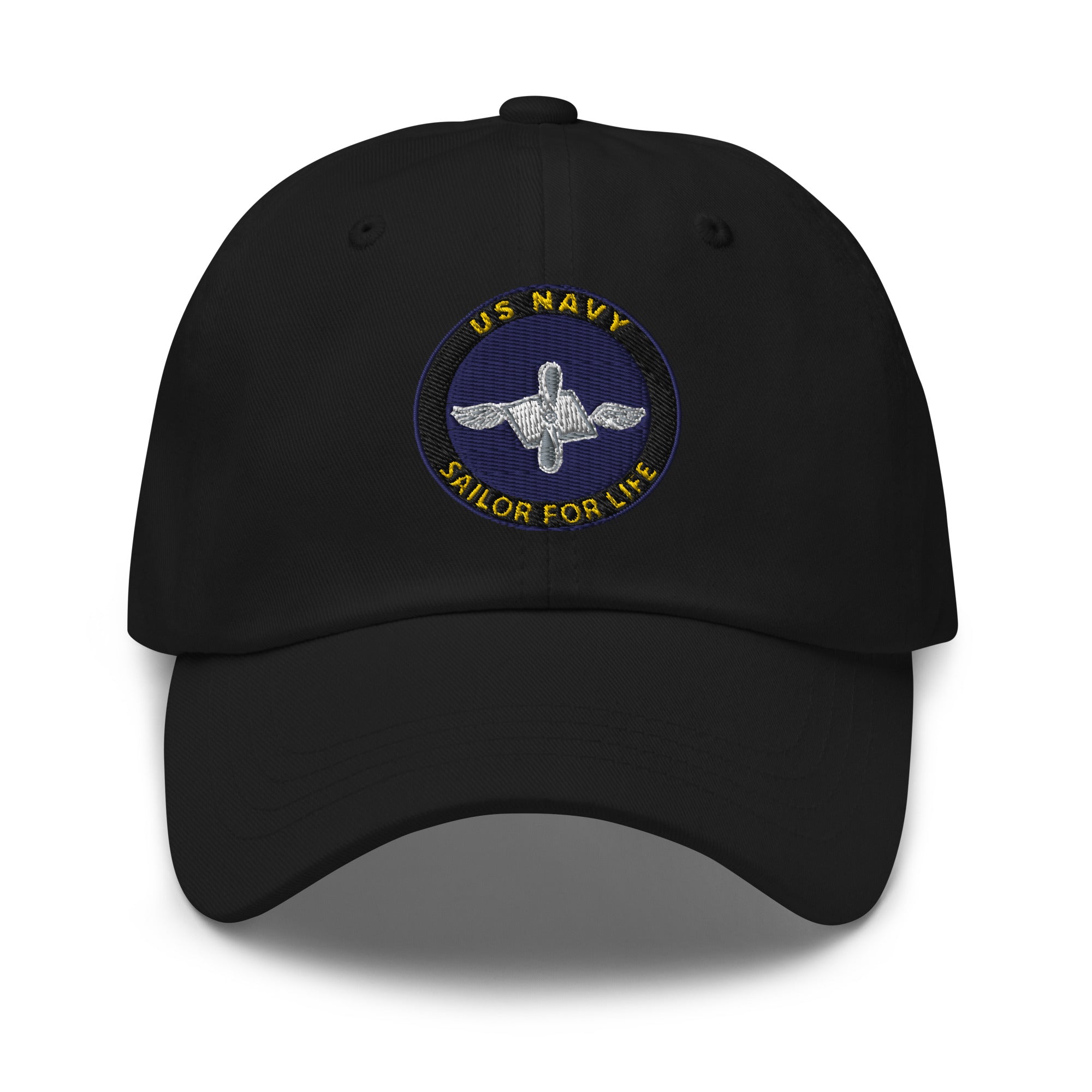 US Navy Aviation Maintenance Administrationman Navy AZ Sailor For Life Embroidered Dad Hat