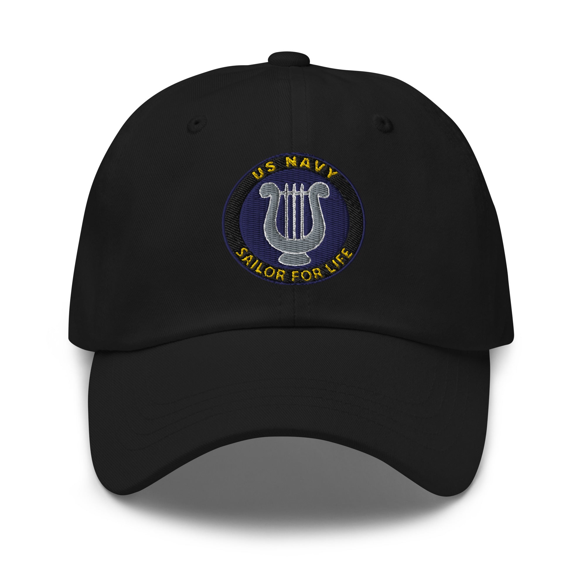 US Navy Musician Navy MU Sailor For Life Embroidered Dad Hat