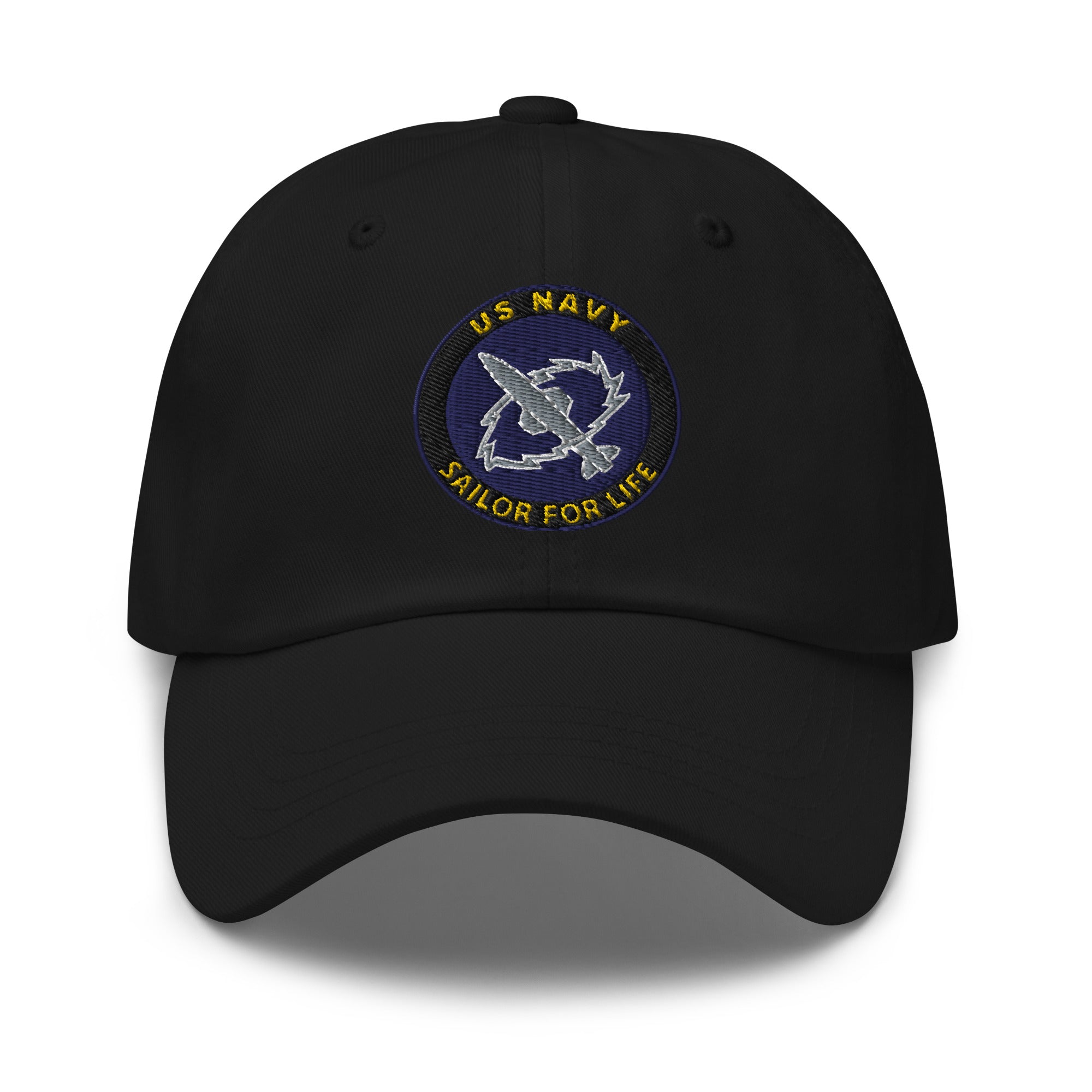 US Navy Missile Technician Navy MT Sailor For Life Embroidered Dad Hat