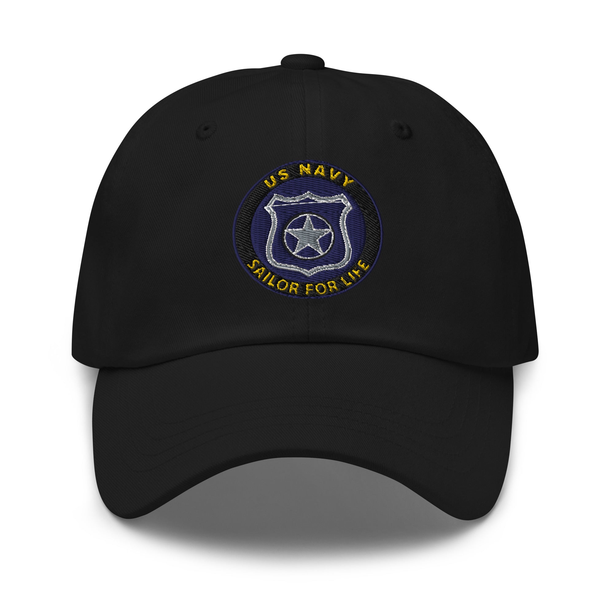 US Navy Master-at-arms Navy MA Sailor For Life Embroidered Dad Hat