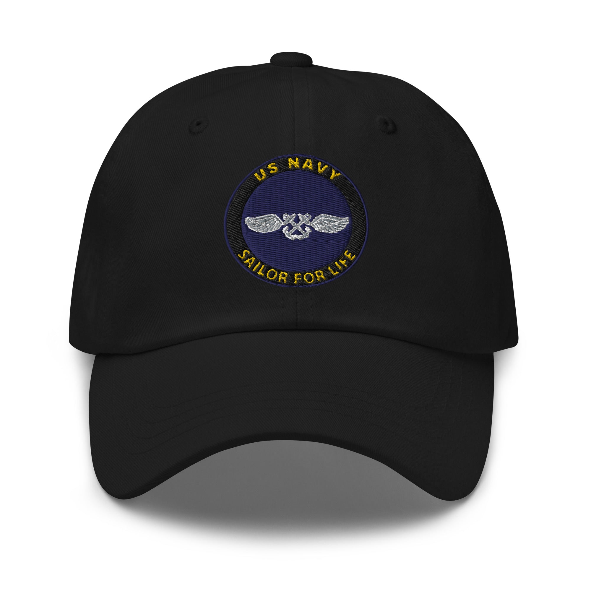 US Navy Aviation Boatswain_s Mate Navy AB Sailor For Life Embroidered Dad Hat