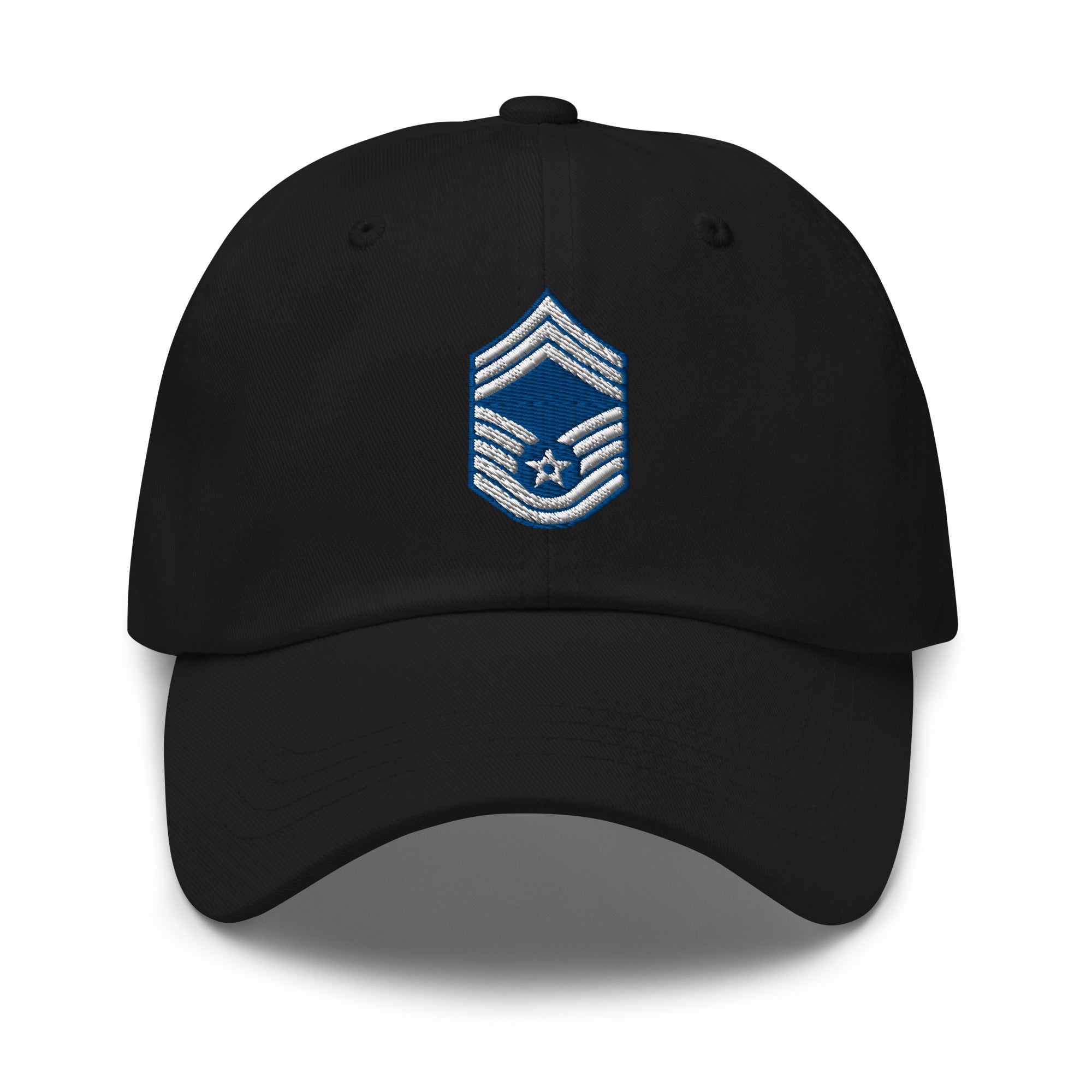 US Air Force E-9 Chief Master Sergeant CMSgt Insignia Embroidered Dad Hat