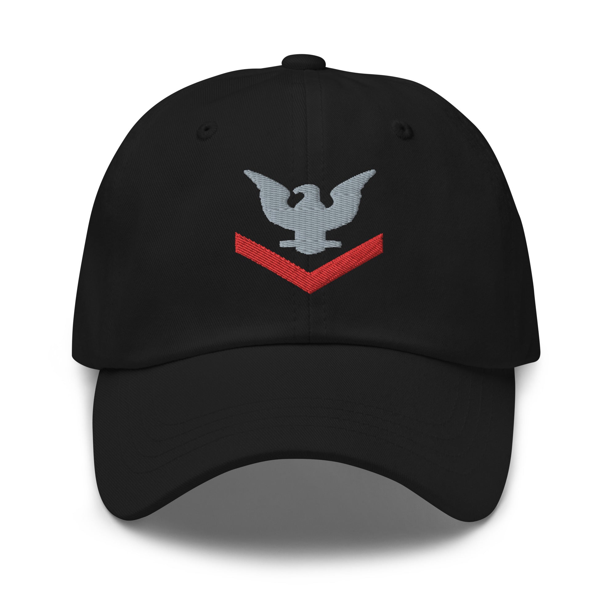 US Navy E-4 Insignia Embroidered Dad Hat