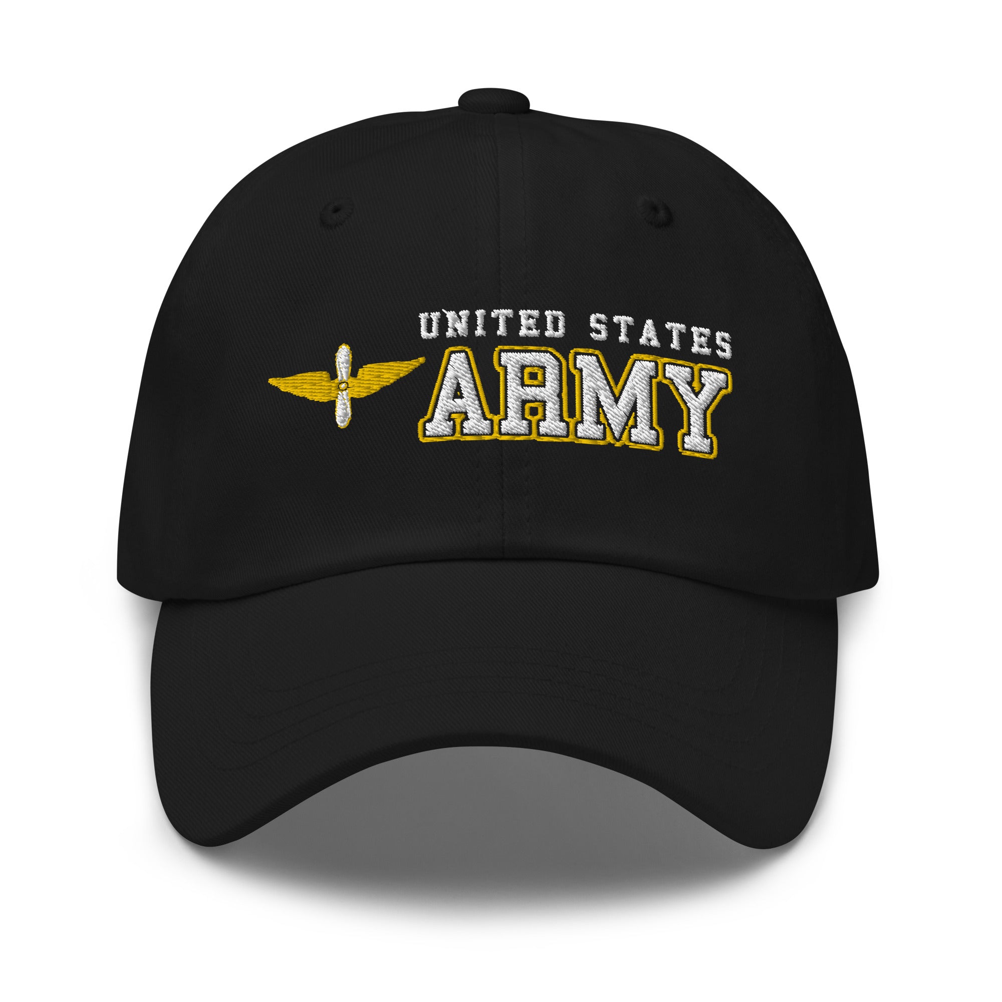 US Army Aviation Ranks/Insignia Embroidered Dad Hat