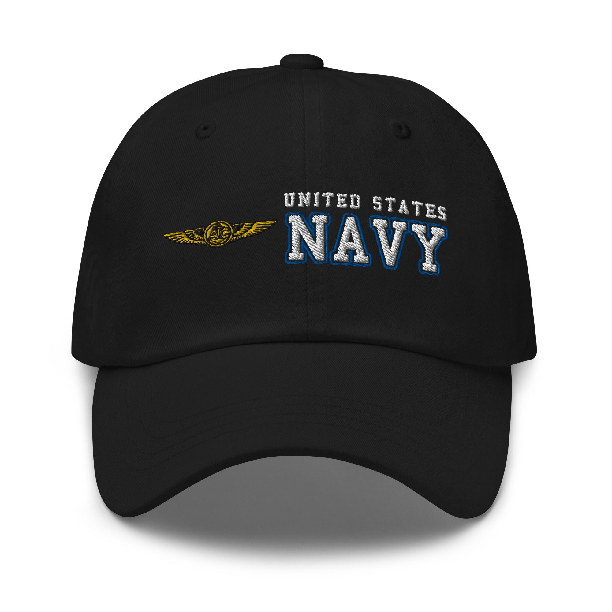 US Navy Naval Aircrew Warfare Specialist Ranks/Insignia Embroidered Dad Hat