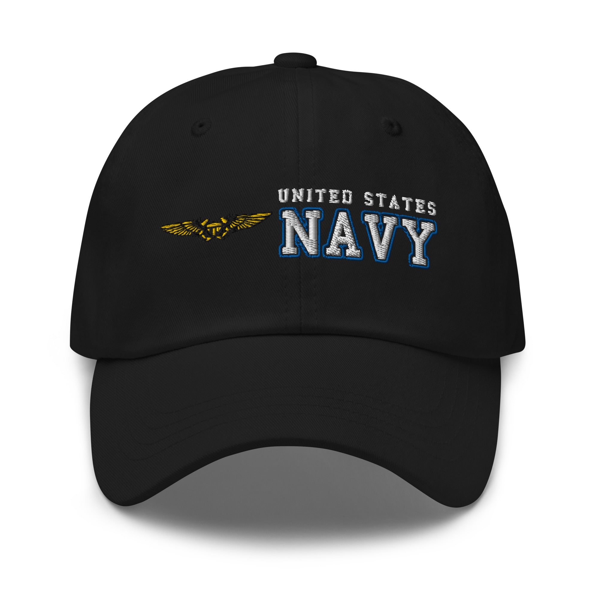 US Navy Naval Astronaut Flight Officer Ranks/Insignia Embroidered Dad Hat