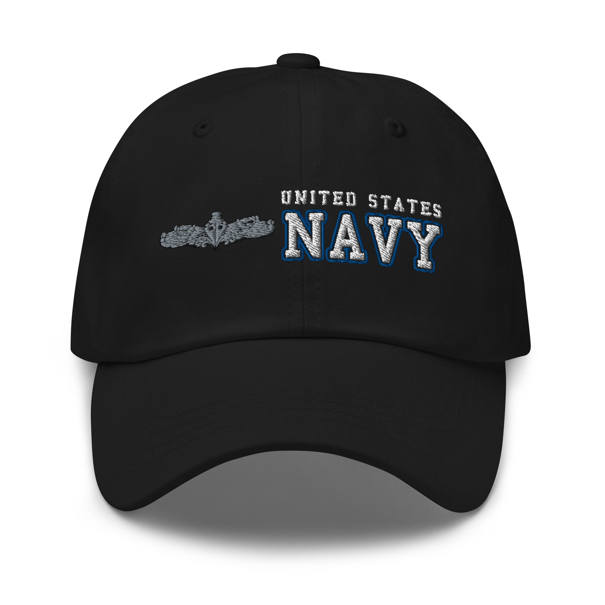 US Navy Surface Warfare Enlisted Ranks/Insignia Embroidered Dad Hat