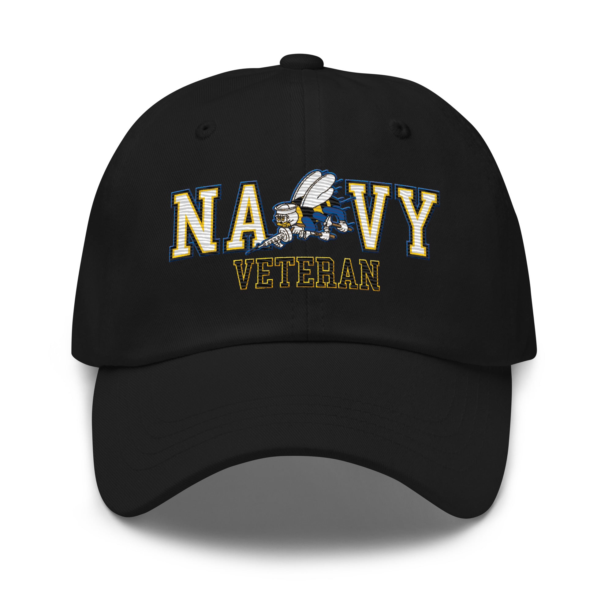 US Navy Seabees Veteran Embroidered Dad Hat