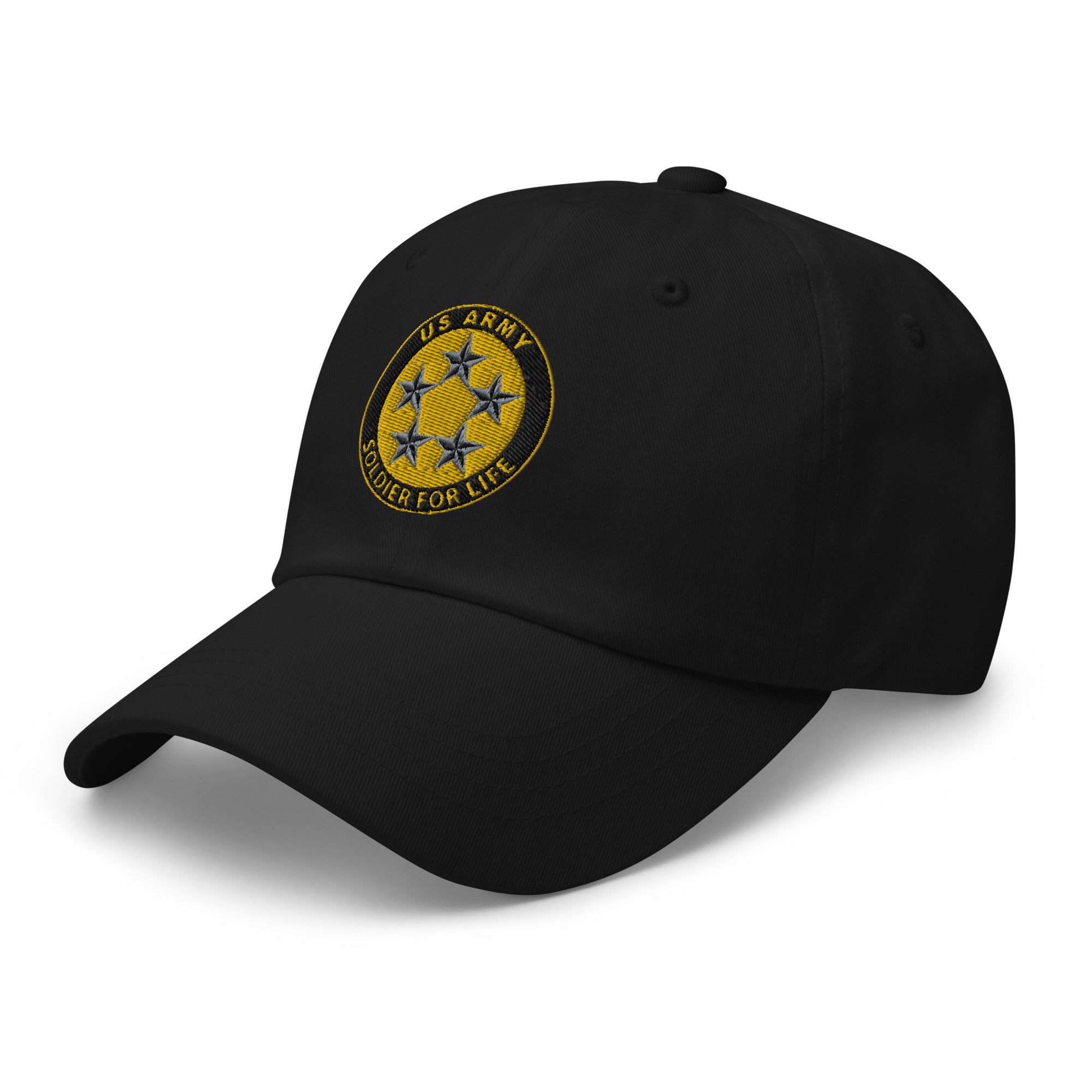 US Army O-10 General of the Army O10 GA General Officer  Soldier For Life Embroidered Dad Hat