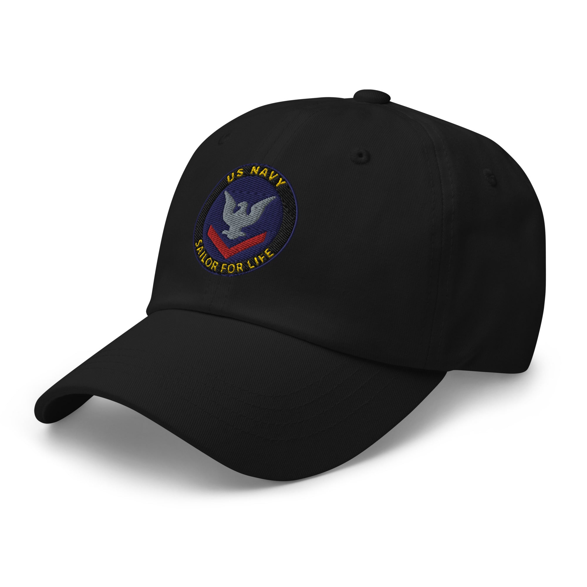 US Navy E-4 Sailor For Life Embroidered Dad Hat