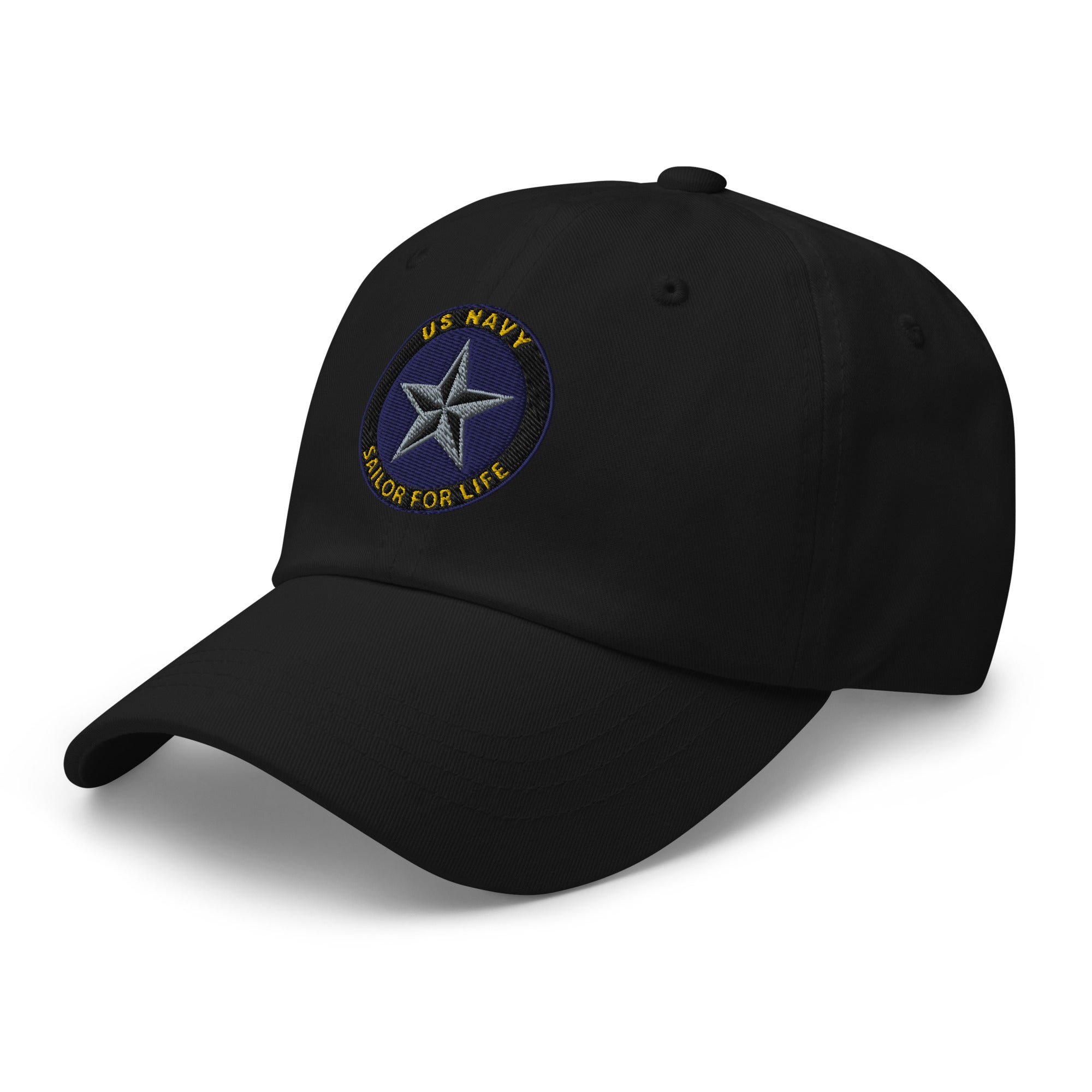 US Navy O-7 Rear Admiral Lower Half O7 RDML Flag Officer  Sailor For Life Embroidered Dad Hat