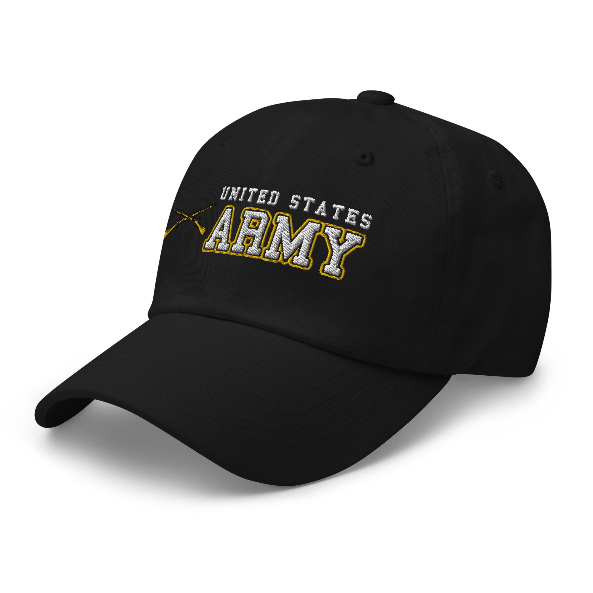 US Army Infantry Ranks/Insignia Embroidered Dad Hat