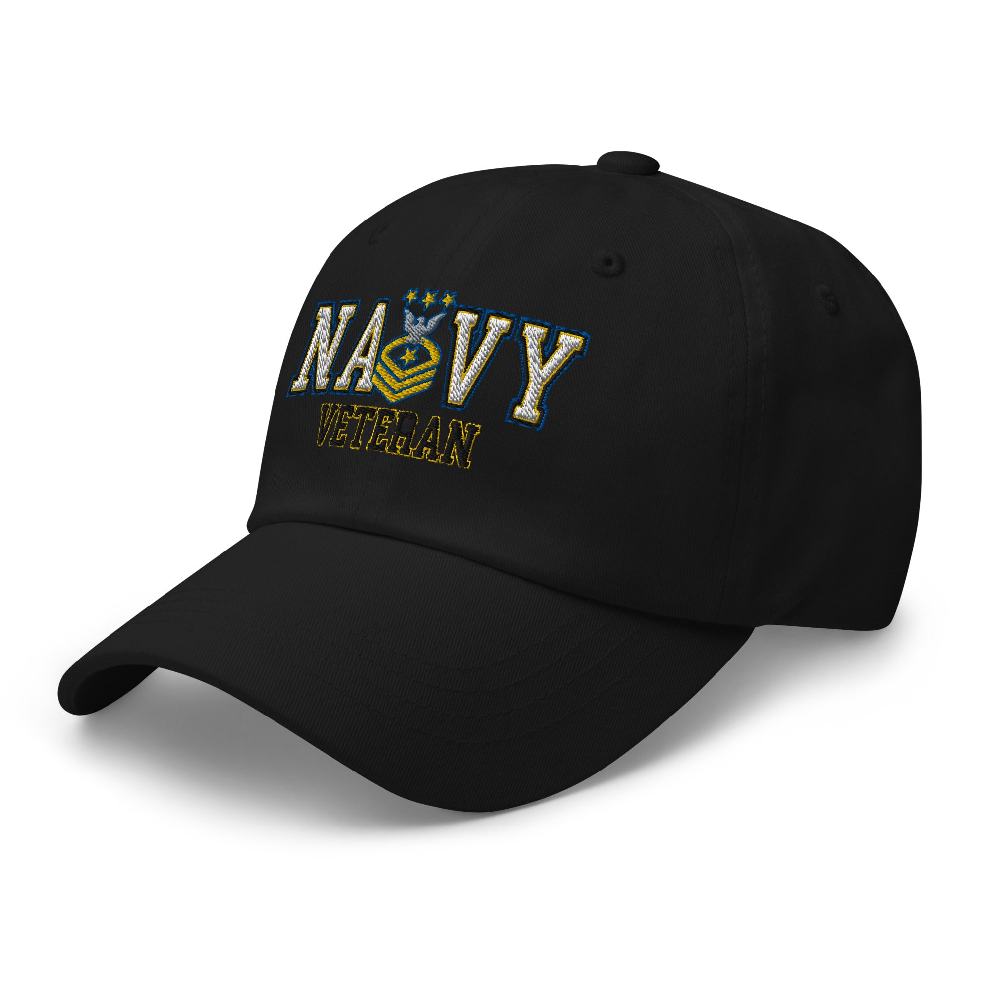 US Navy E-9 MCPON Veteran Embroidered Dad Hat